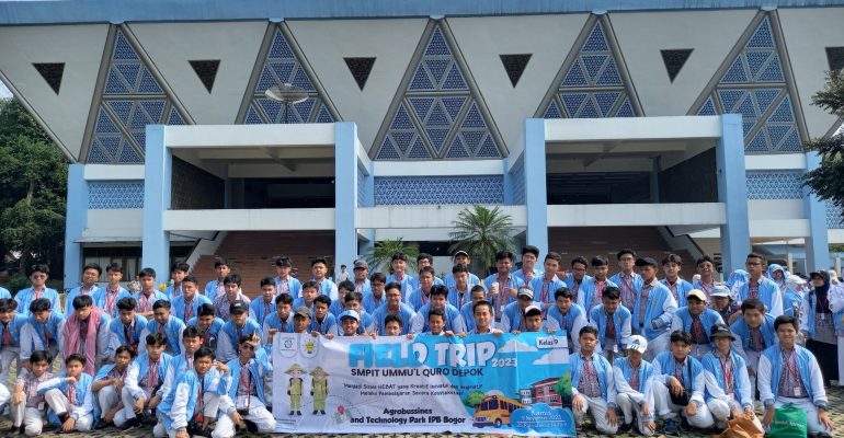 Kunjungan-Studi-Tour-SMPIT-Ummul-Quro-Depok-Tani-Nelayan-Center-IPB-University-Hermanu-Triwidodo-Roza-Yusfiandayani-ATP-IPB-Museum-IPB-4