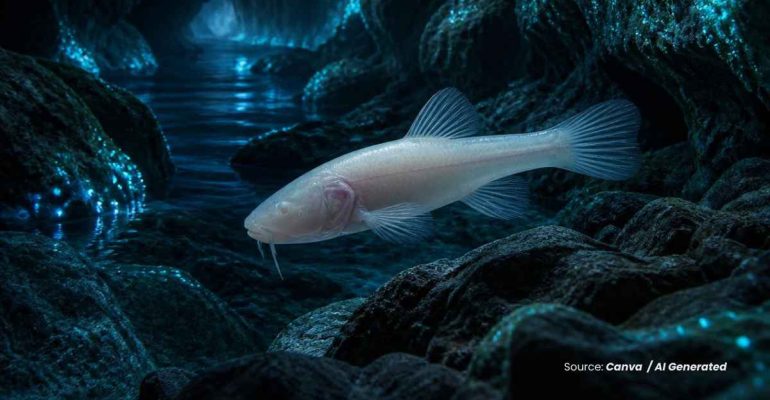 20250304 at 08.00 - 5 FAKTA PENEMUAN IKAN GUA BUTA UNIK DAN LANGKA DI BOGOR