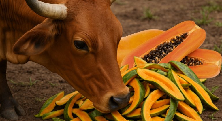 IPB DIGITANI - TANI DAN NELAYAN CENTER IPB UNIVERSITY - APAKAH KULIT PEPAYA BISA DIGUNAKAN SEBAGAI PAKAN TERNAK?