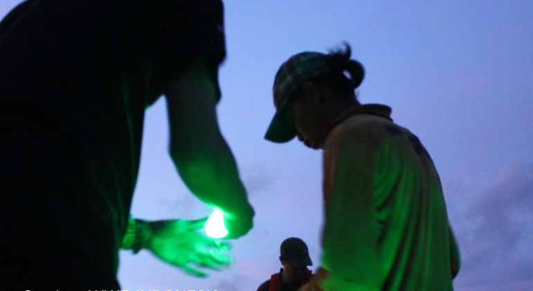 LAMPU LED HIJAU ALAT TANGKAP IKAN RAMAH LINGKUNGAN 