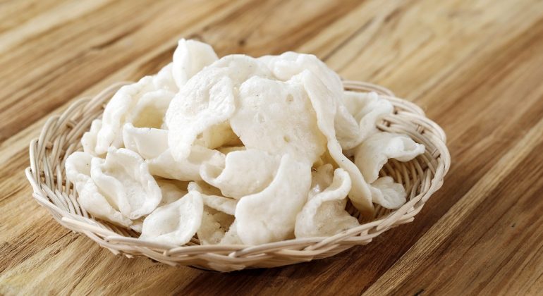 Kerupuk Upil or Krupuk Mlarat