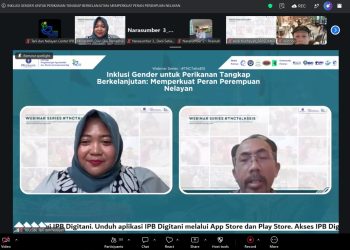 LPA2I IPB UNIVERSITY DORONG INKLUSI GENDER UNTUK PERKUAT PERAN PEREMPUAN NELAYAN DALAM PERIKANAN BERKELANJUTAN MELALUI WEBINAR SERIES #TNCTALKS