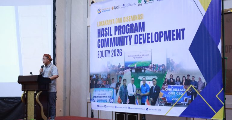 PERKUAT KOLABORASI GLOBAL, IPB UNIVERSITY DORONG DAMPAK NYATA COMMUNITY DEVELOPMENT